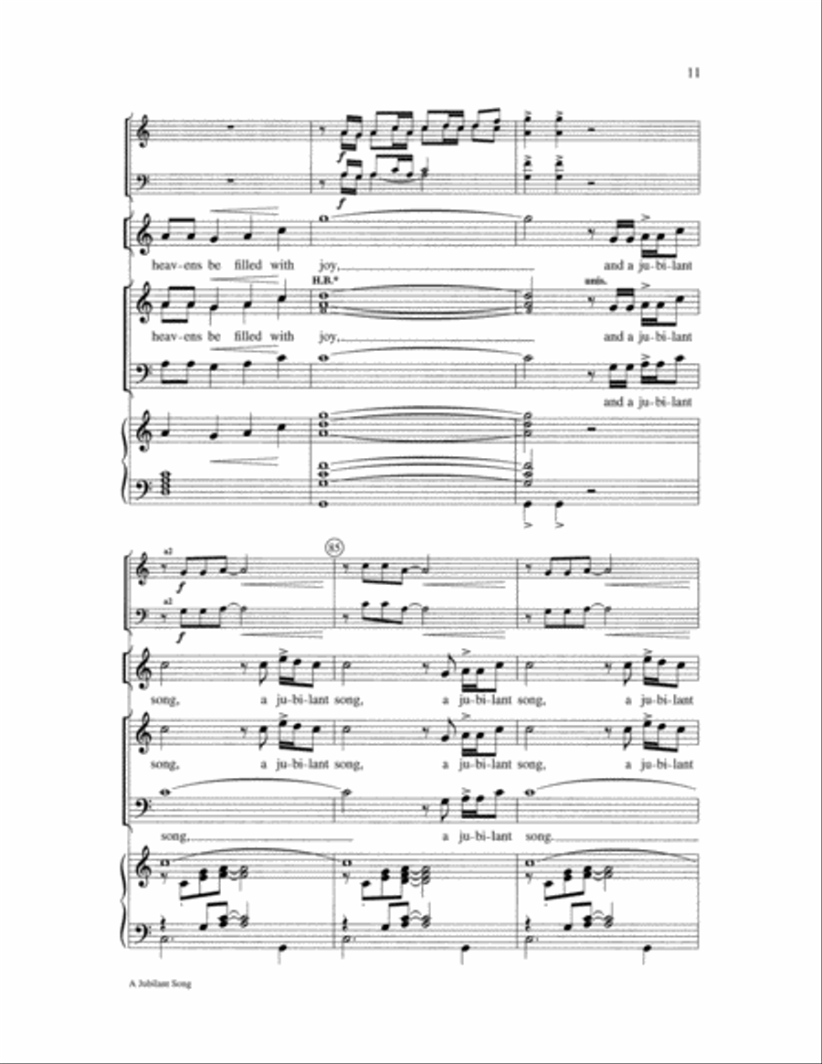 A Jubilant Song A Jubilant Song SSA scores gallery preview page 12