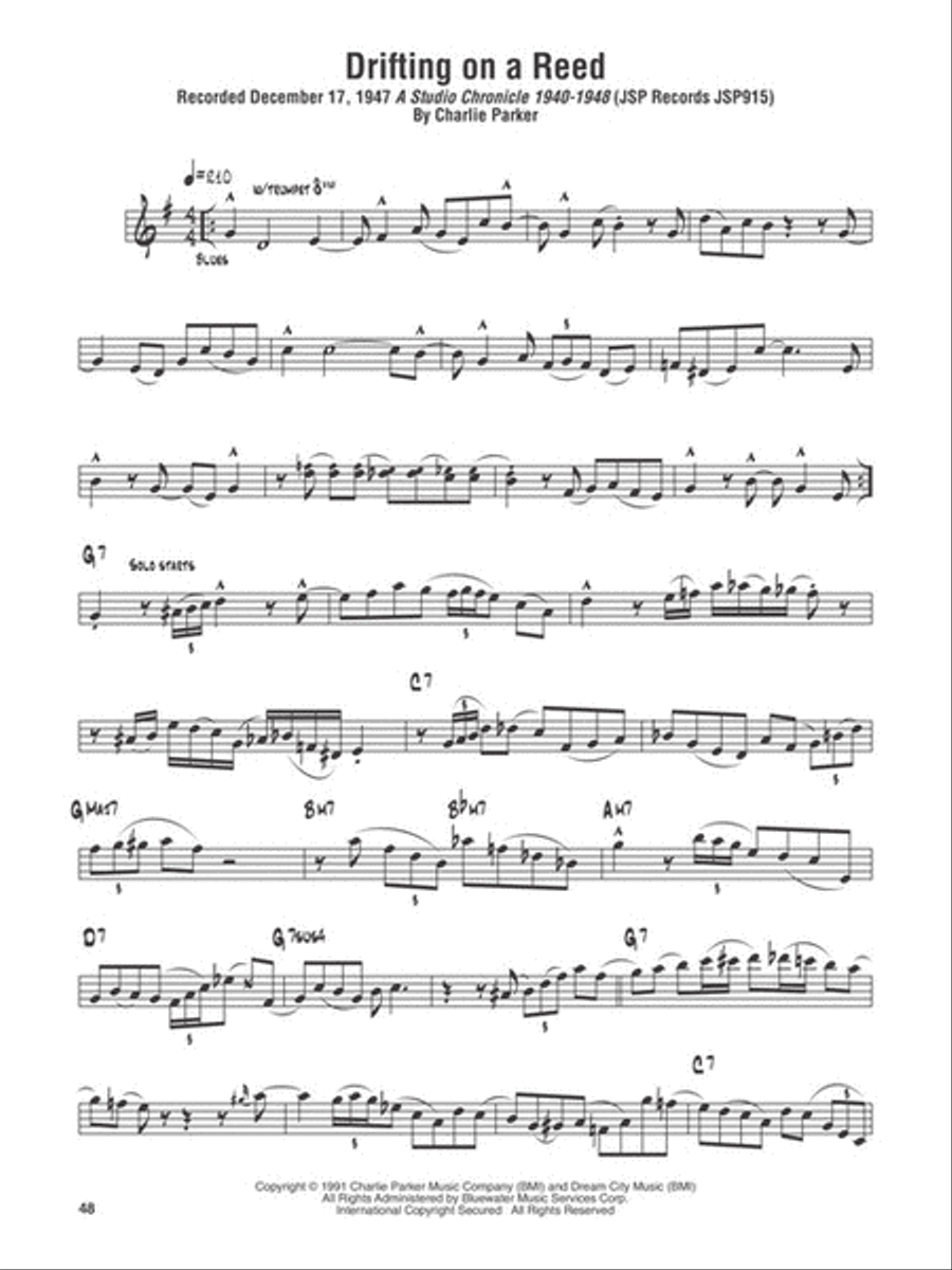 Charlie Parker Omnibook – Volume 2 E-Flat Instrument scores gallery preview page 7