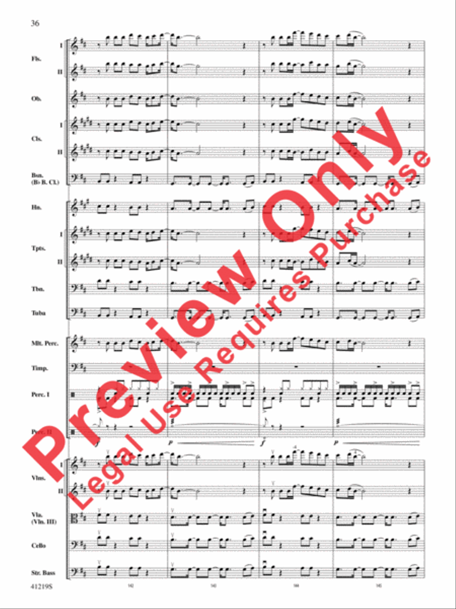 Led Zeppelin Reunion Full Orchestra scores gallery preview page 37