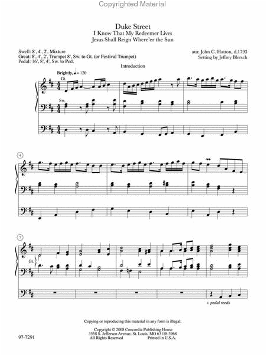 Introductions, Harmonizations, Accompaniments, Interpretations, Vol. 5 Organ scores gallery preview page 2
