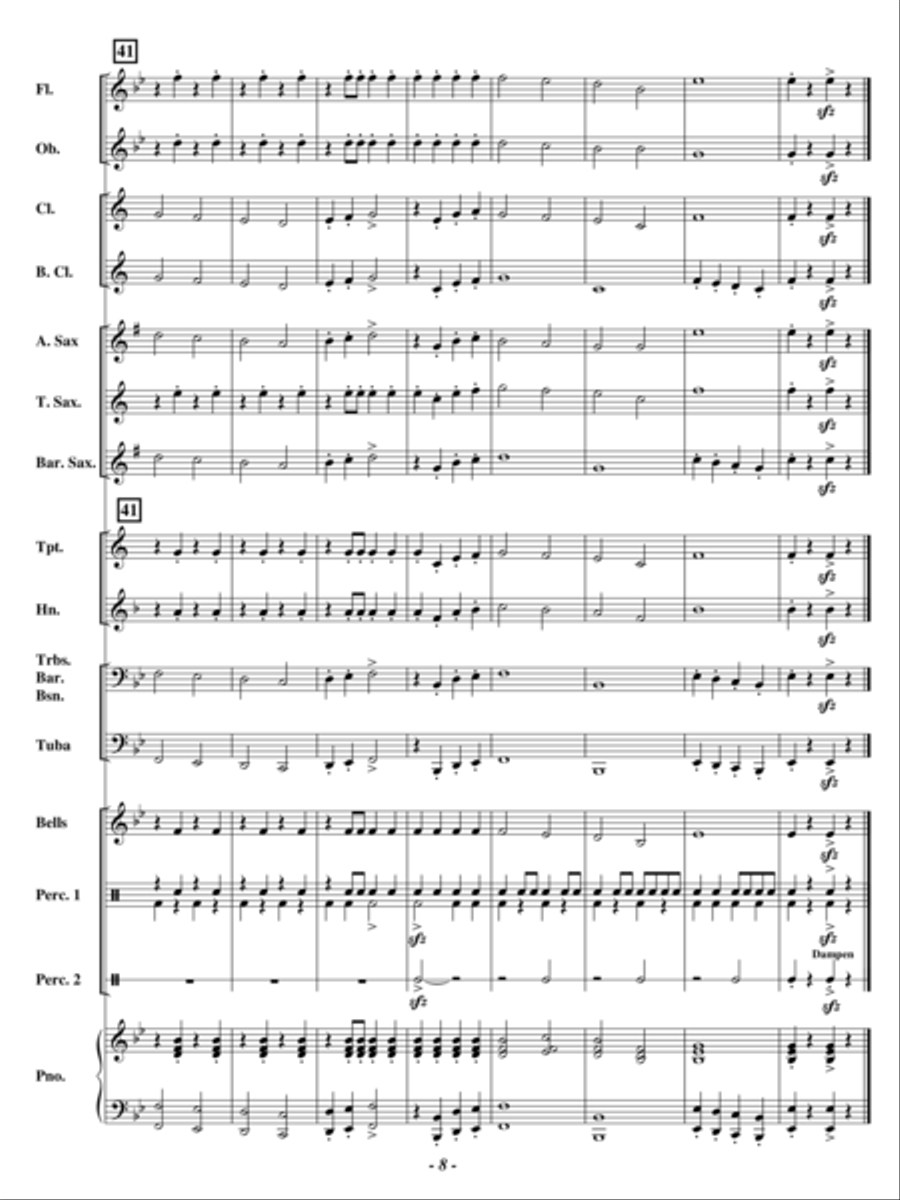 Independentia Concert Band scores gallery preview page 7