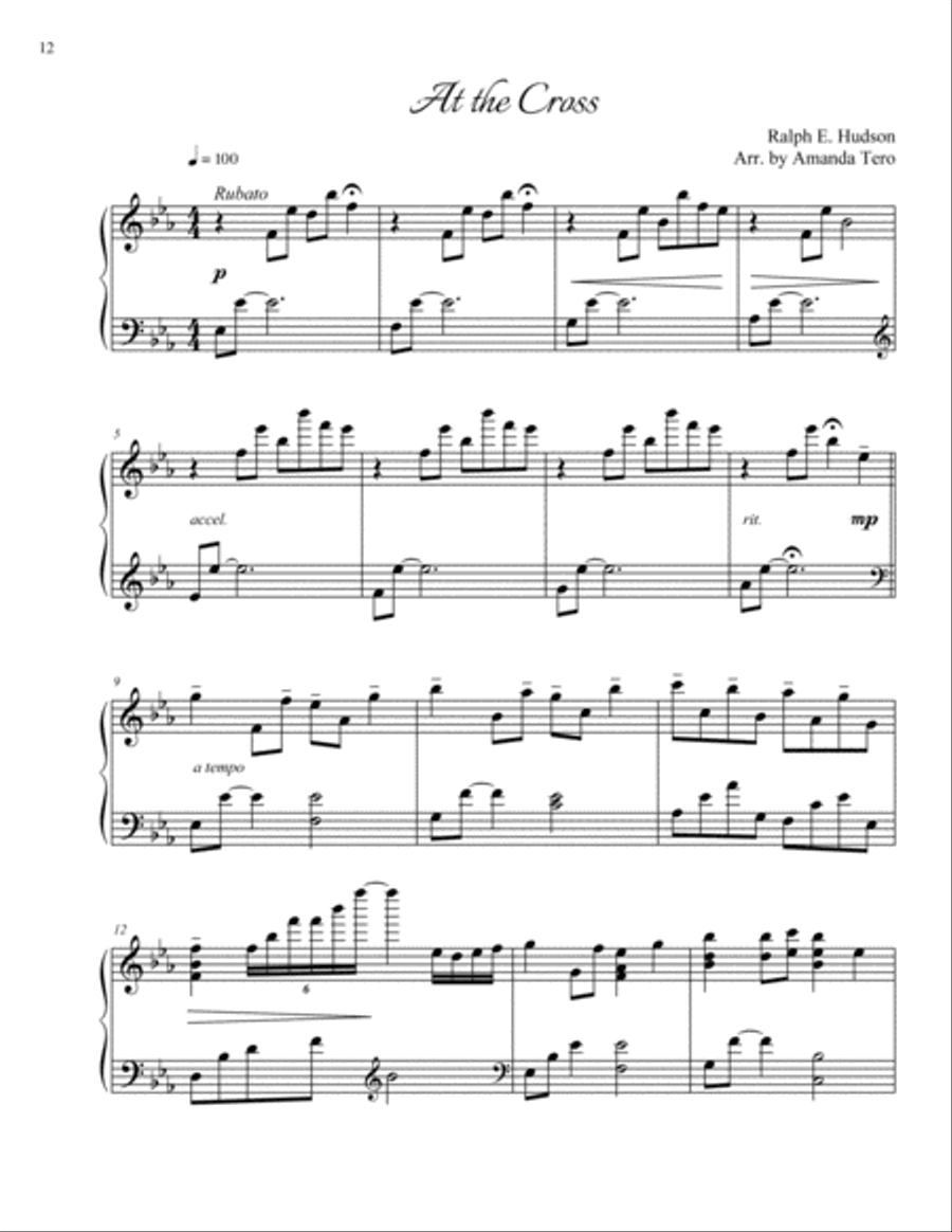 At the Cross Piano Solo scores gallery preview page 2