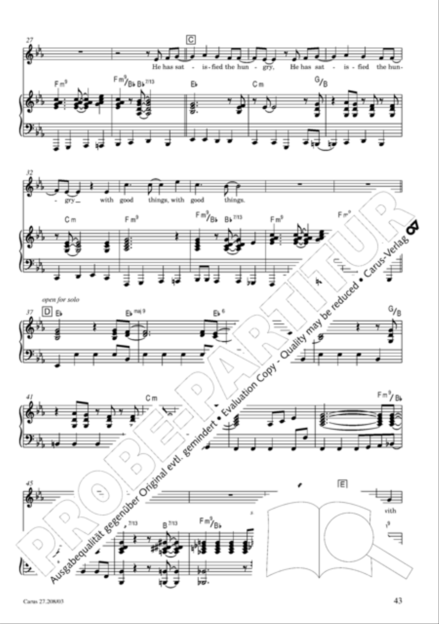 Magnificat 4-Part scores gallery preview page 44