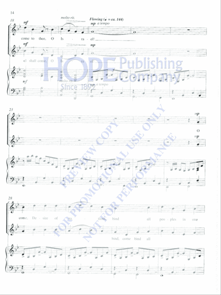 Vocal Duets for Christmas (2 Medium Voices) Medium Voice scores gallery preview page 15