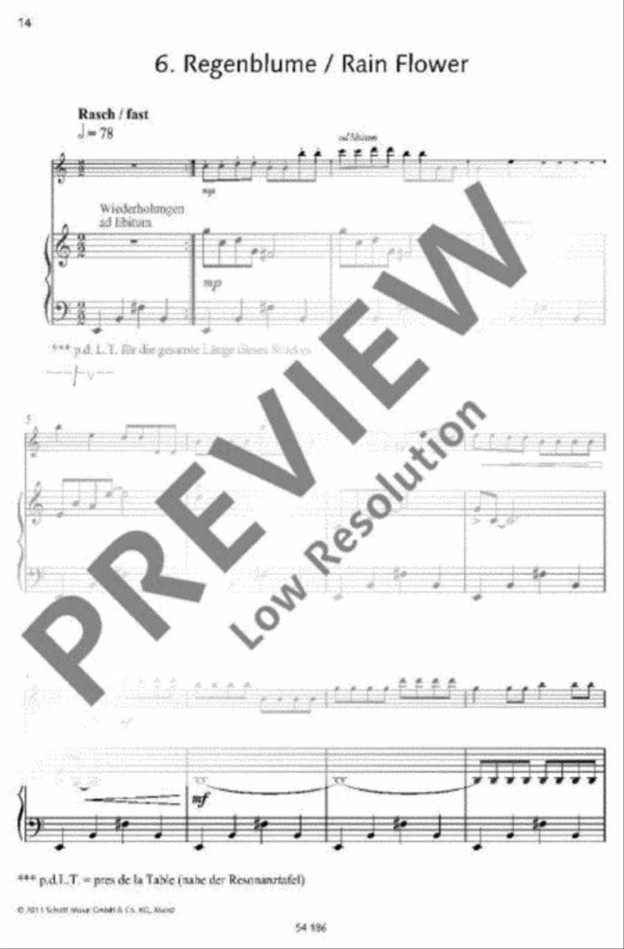 Musical Flowers Harp scores gallery preview page 14