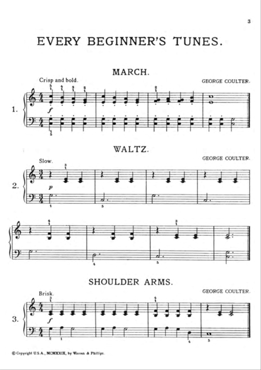 Every Beginner's Tunes Easy Piano scores gallery preview page 3