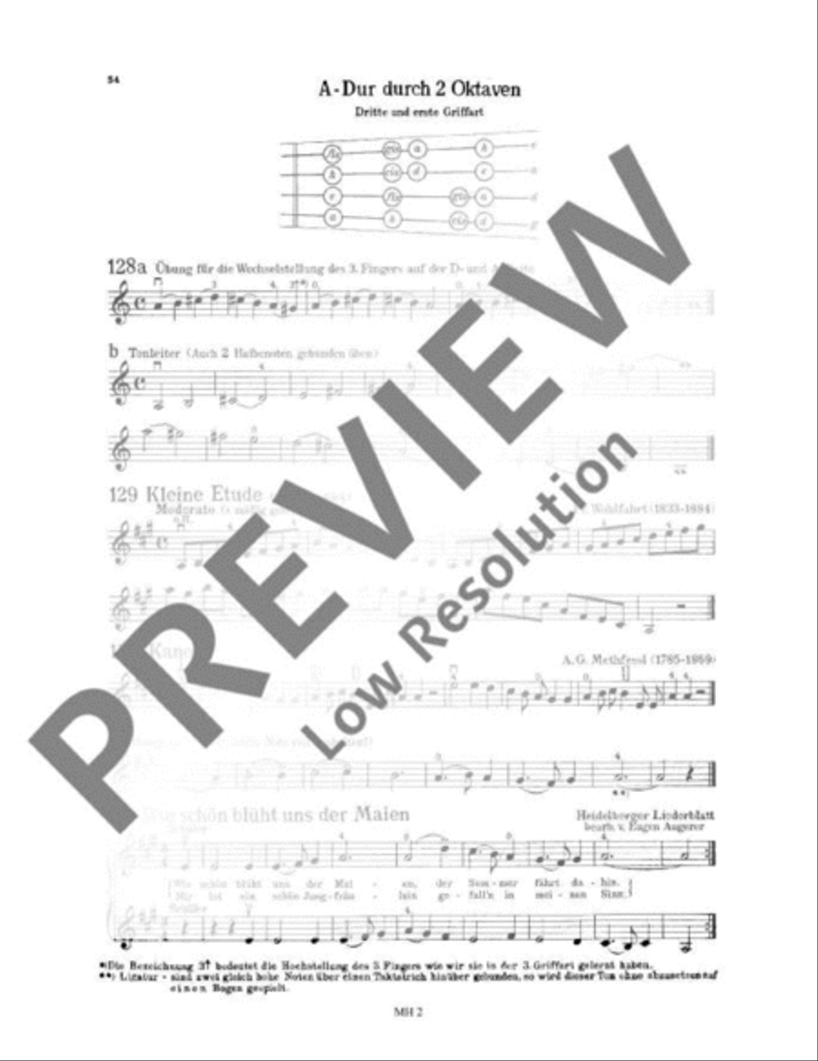 Das Geigenspiel Das Geigenspiel Violin scores gallery preview page 19