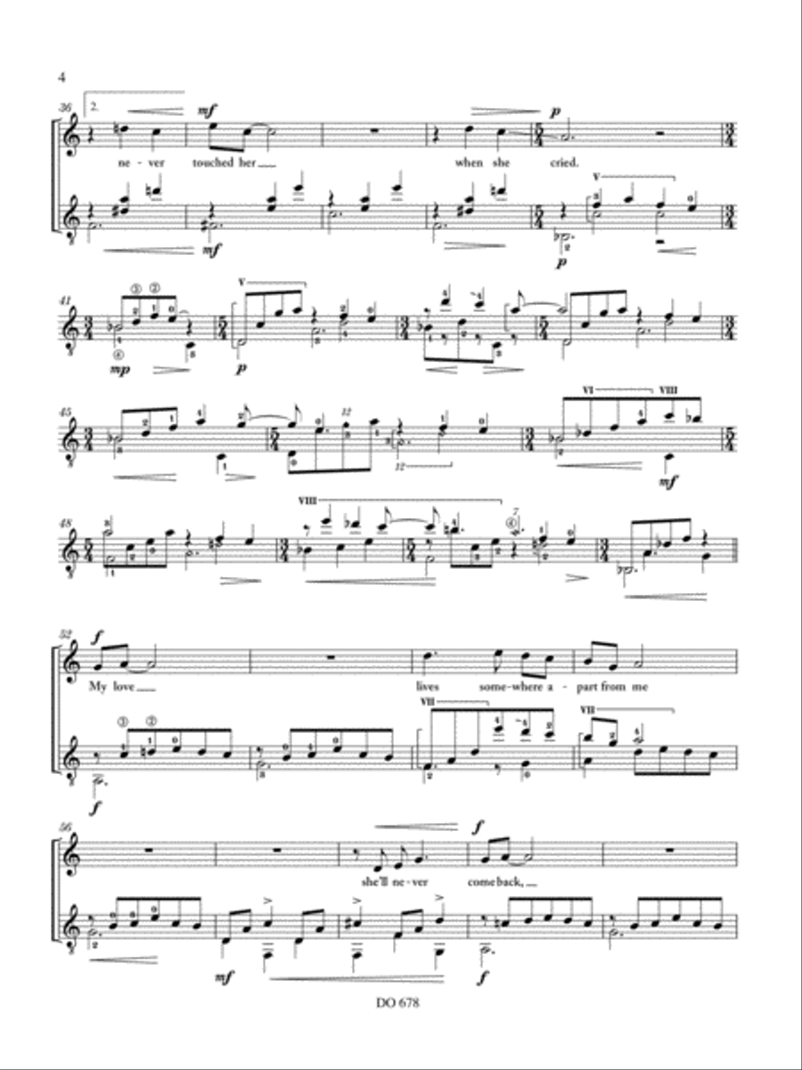 Things I Never Said Classical Guitar scores gallery preview page 4