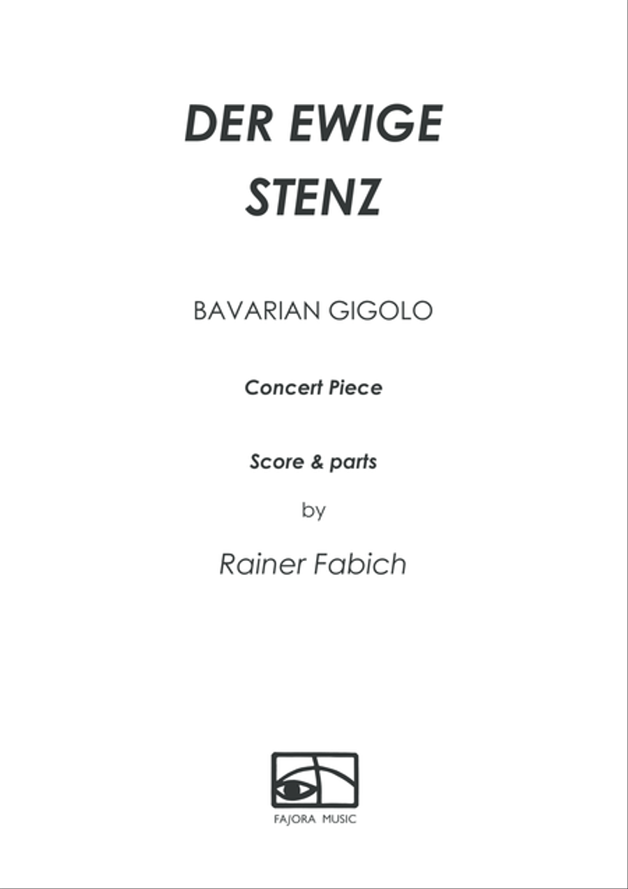 DER EWIGE STENZ - BAVARIAN GIGOLO Large Ensemble scores gallery preview page 2