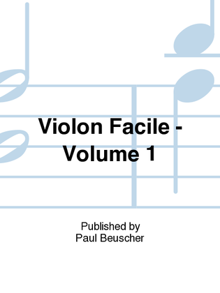 Violon facile - Volume 1