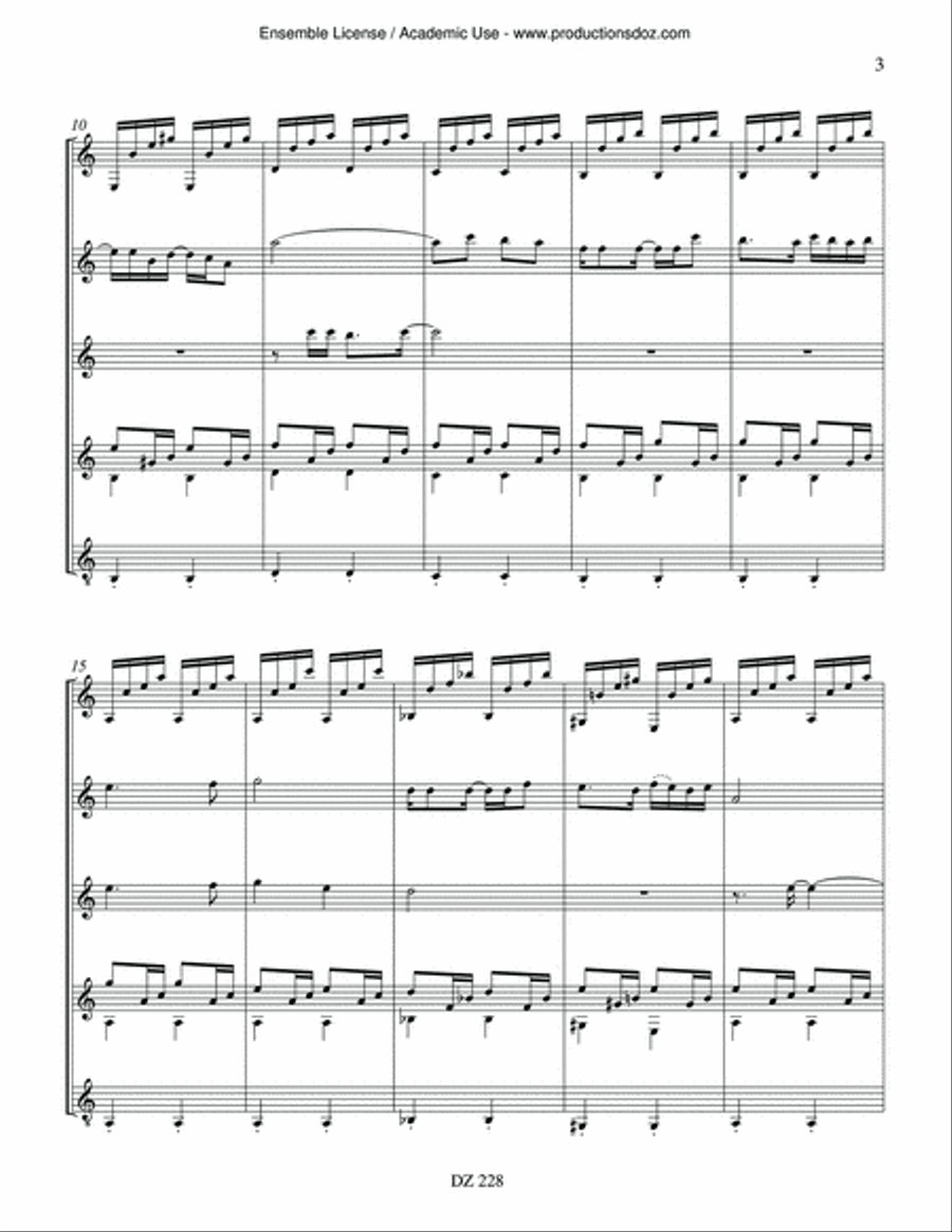 Alturas Guitar Ensemble scores gallery preview page 3