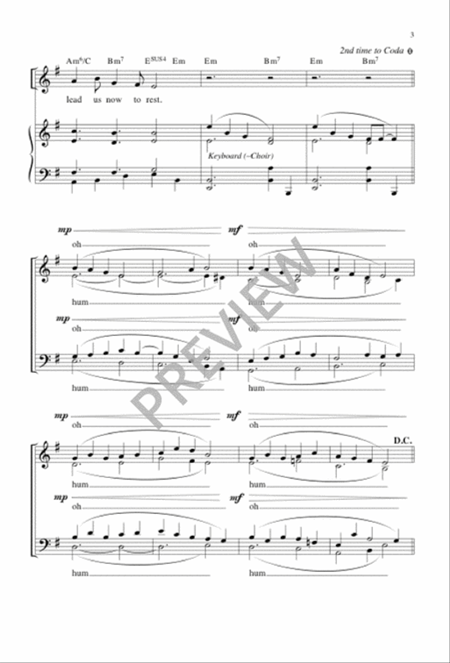 Hymn for Night Prayer Hymn for Night Prayer 4-Part scores gallery preview page 4