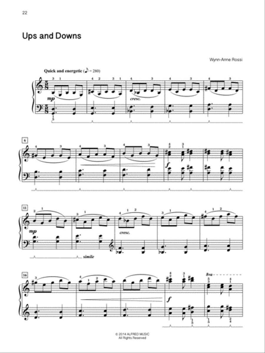 One of a Kind Solos, Book 4 Piano Solo scores gallery preview page 6