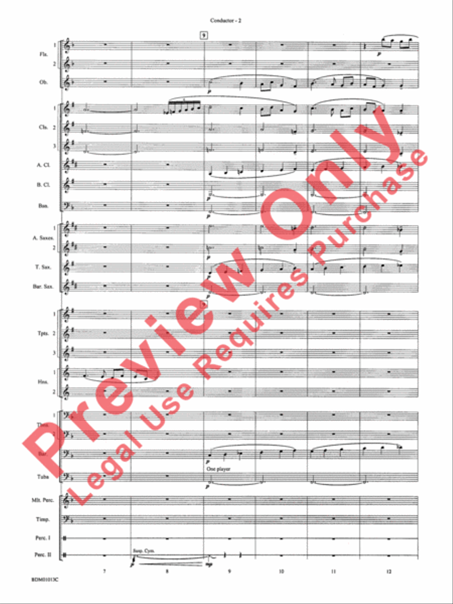 Finale from The Firebird Suite Concert Band scores gallery preview page 4