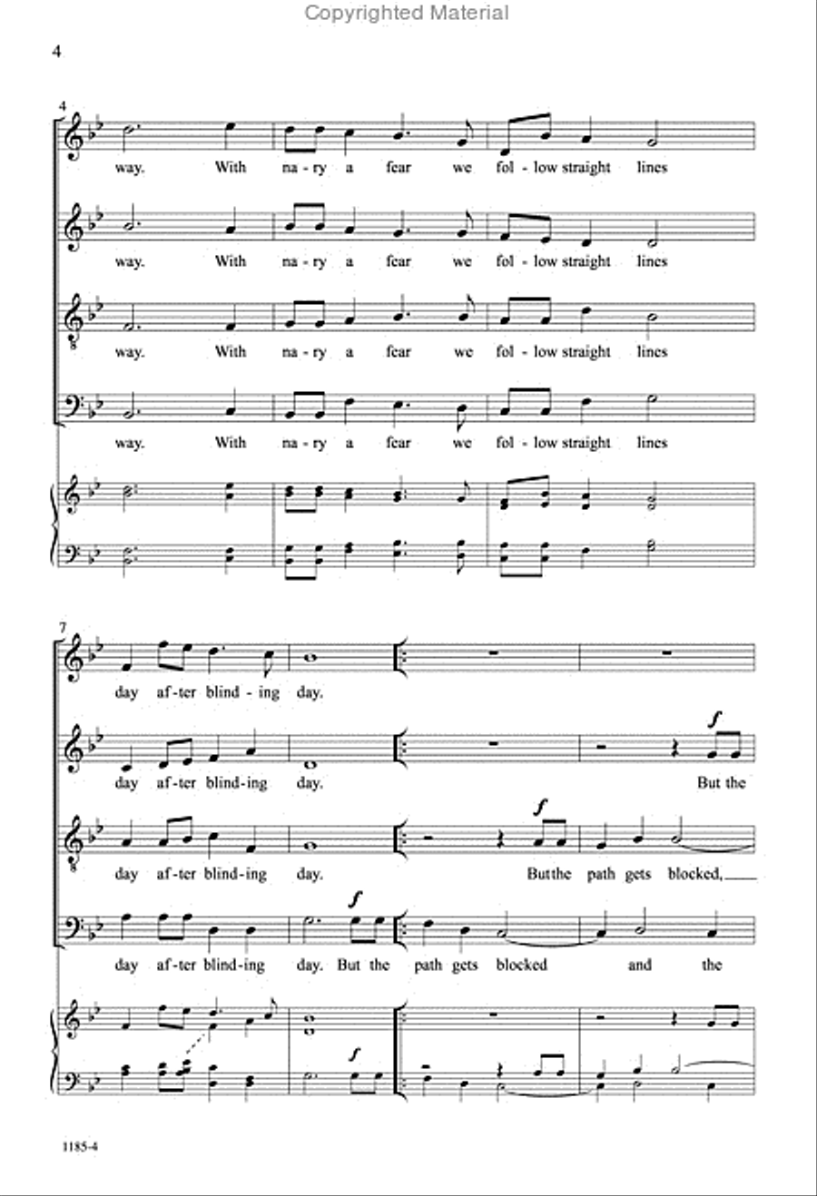 Big Sky - SATB Octavo Big Sky - SATB Octavo 4-Part scores gallery preview page 4