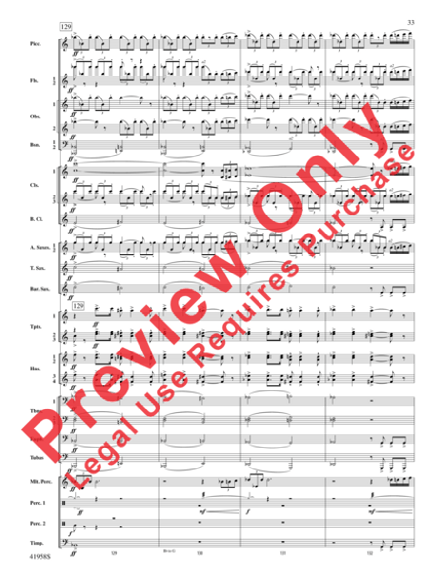 God's Country God's Country Concert Band scores gallery preview page 53