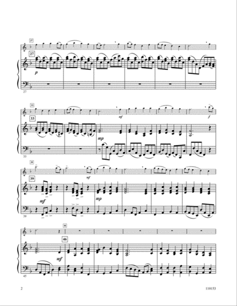 O Come, O Come Emmanuel Flute Solo scores gallery preview page 2