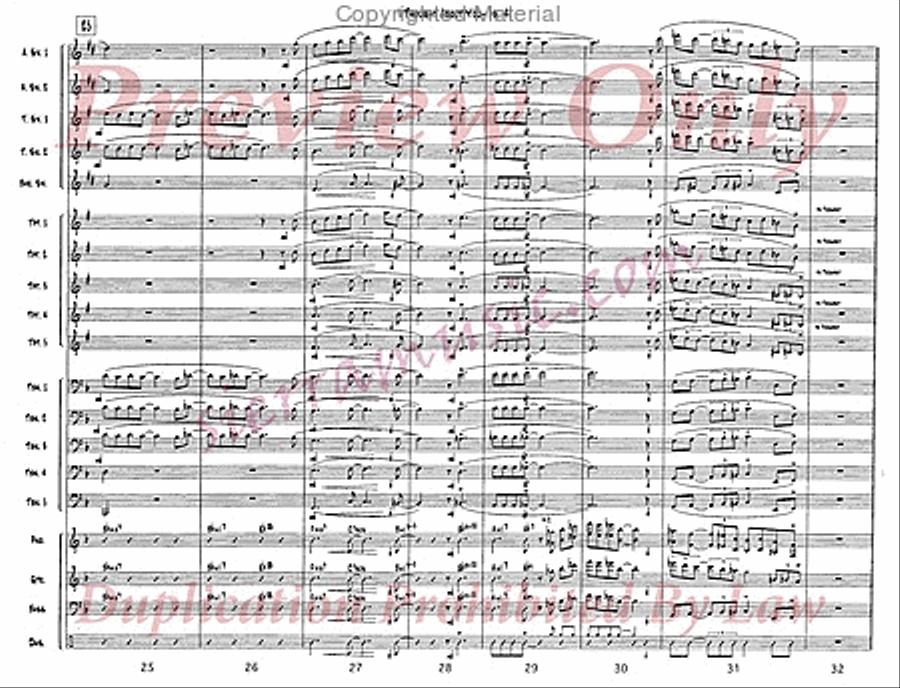 I Thought About You Jazz Ensemble scores gallery preview page 5