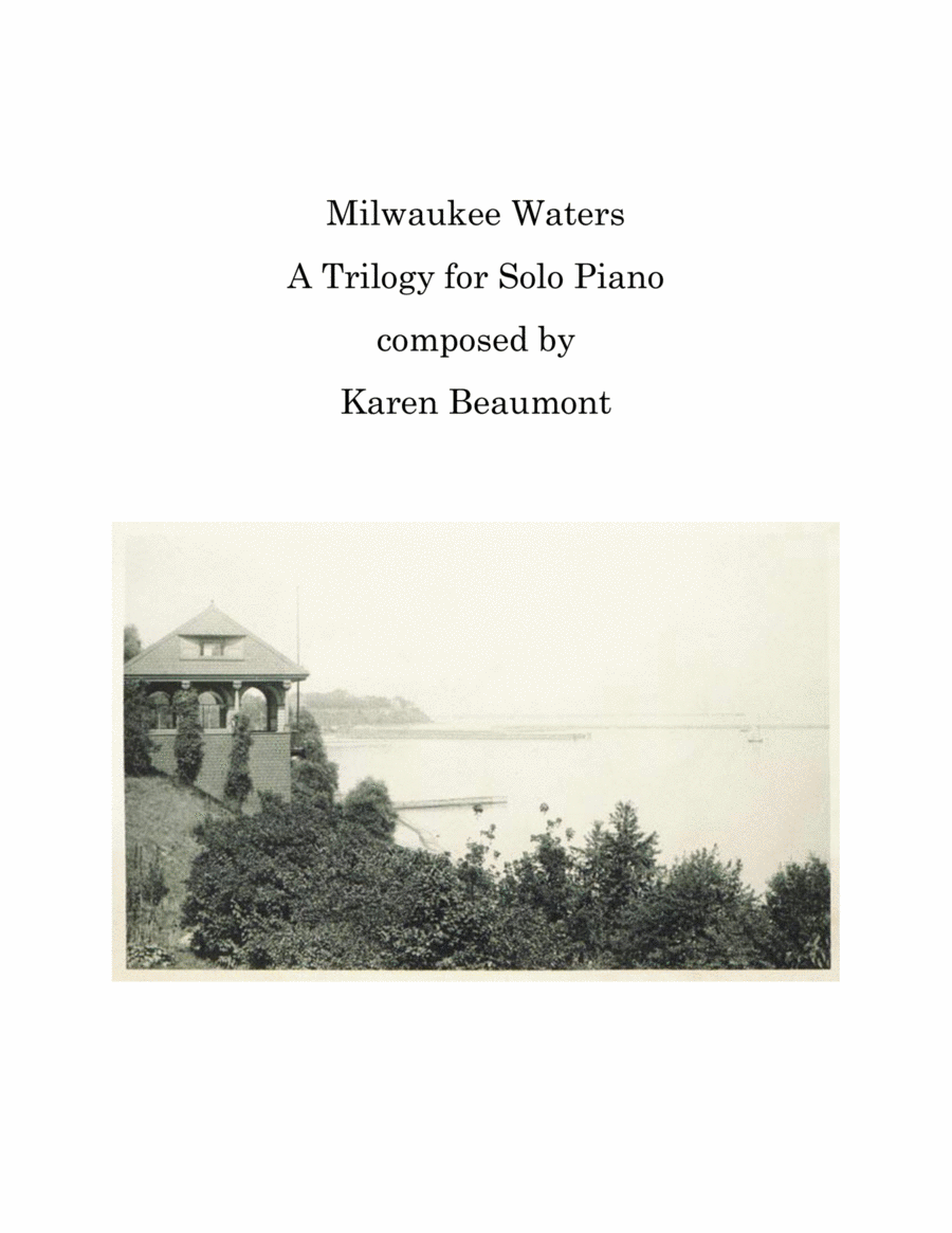 Milwaukee Waters: a song cycle for early intermediate piano students Piano Method scores gallery preview page 1