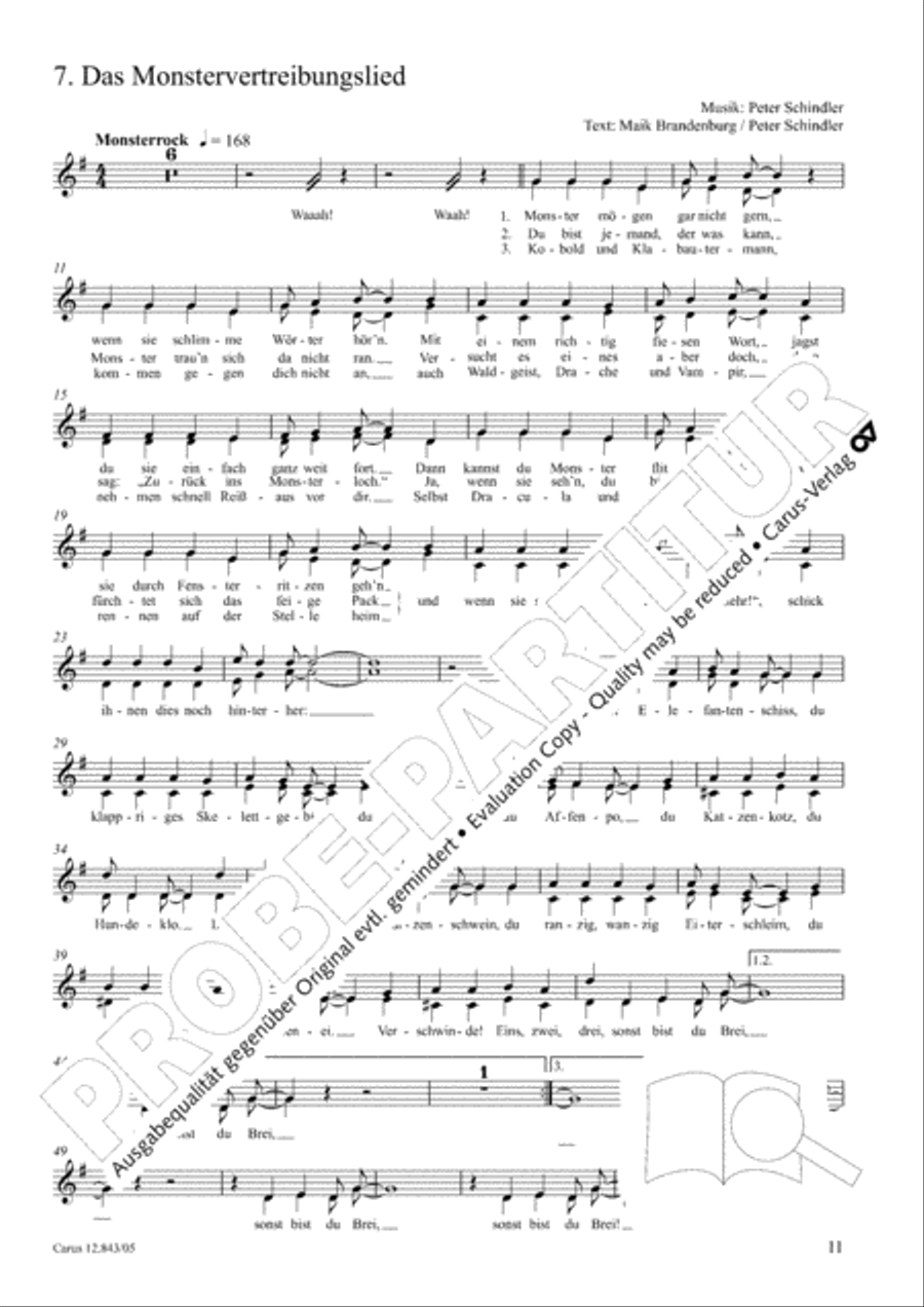 Gruselsongs, Band 1 Gruselsongs, Band 1 Choir scores gallery preview page 12