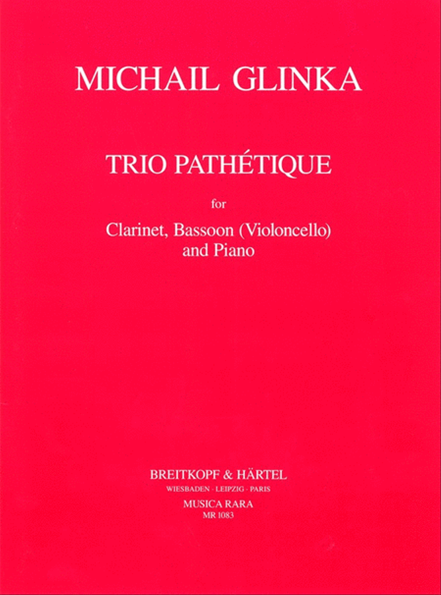 Trio Pathétique Piano Trio scores gallery preview page 1