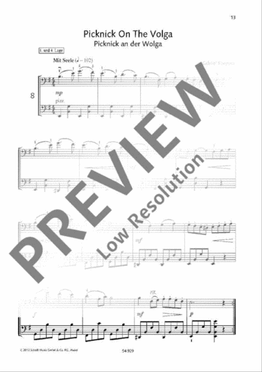 Position Fun Cello scores gallery preview page 12