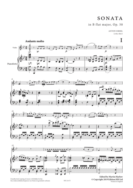 Sonata in B-flat major, Op. 50