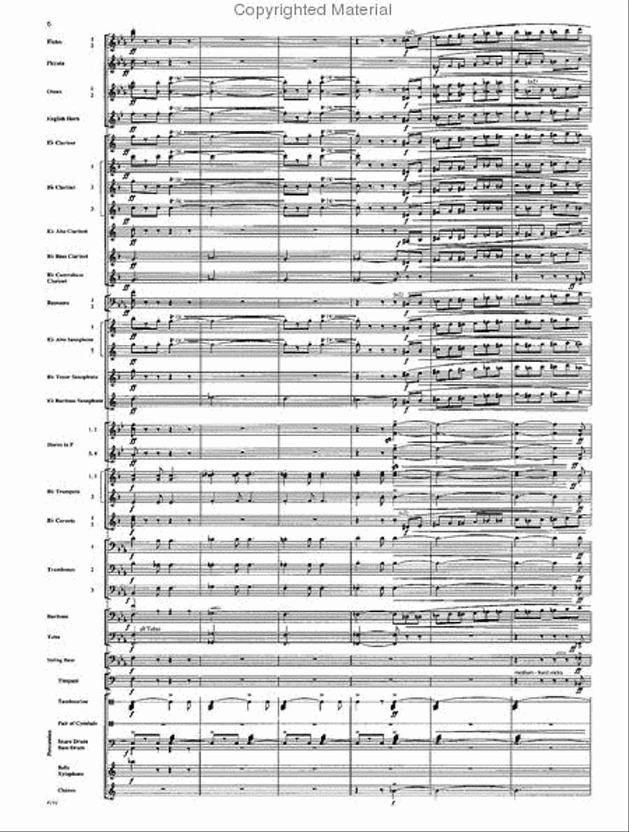 Funiculi, Funicula Concert Band scores gallery preview page 5