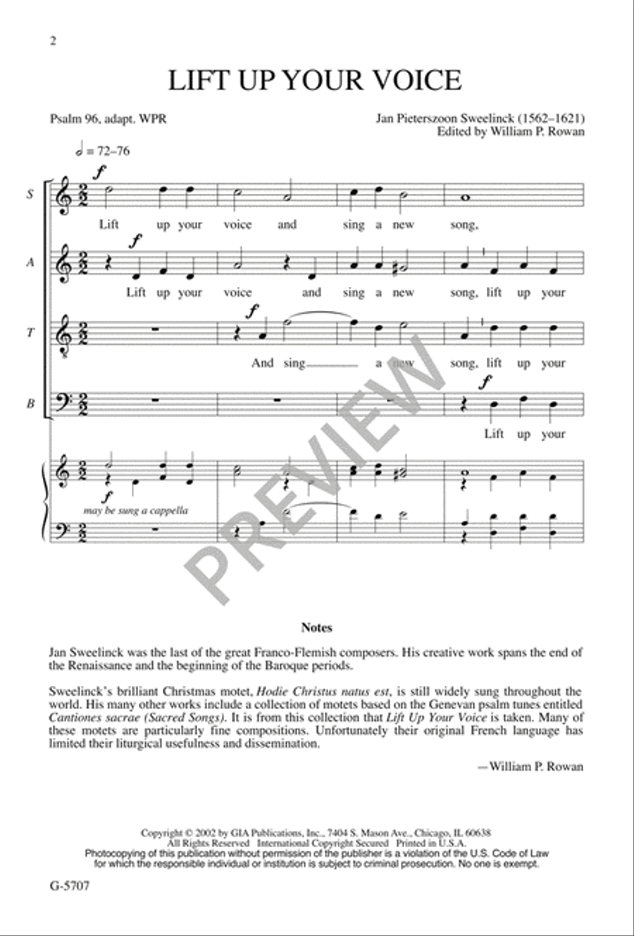 Lift Up Your Voice 4-Part scores gallery preview page 2