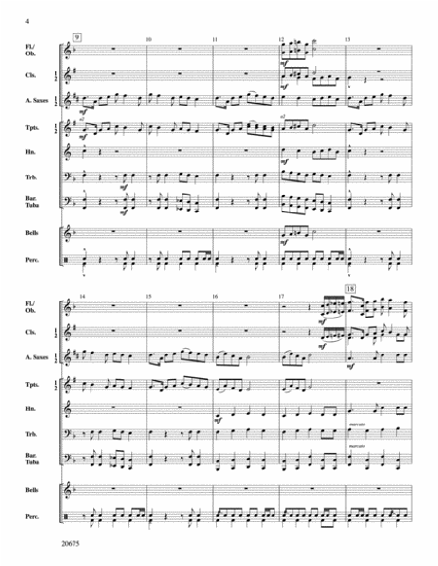 Legacy March Concert Band scores gallery preview page 3