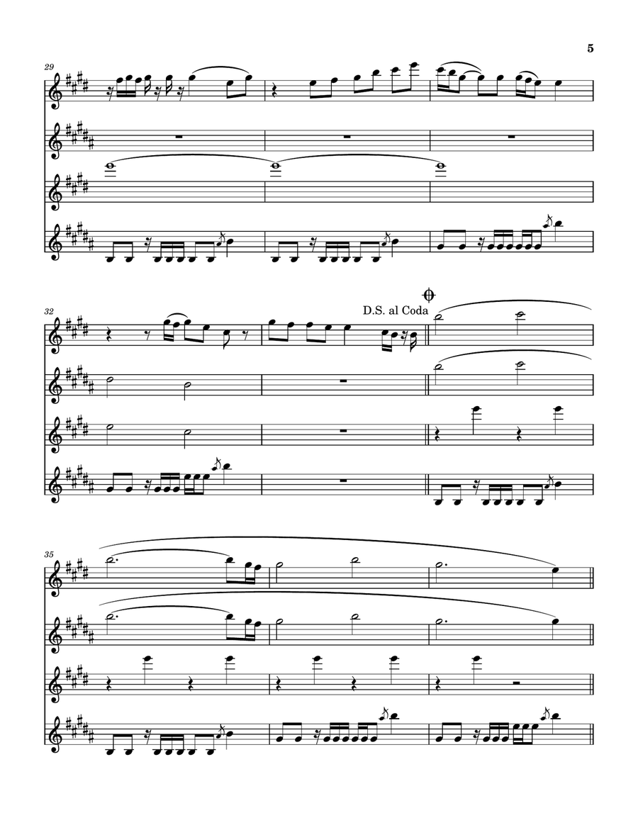Hurt Saxophone Quartet scores gallery preview page 6