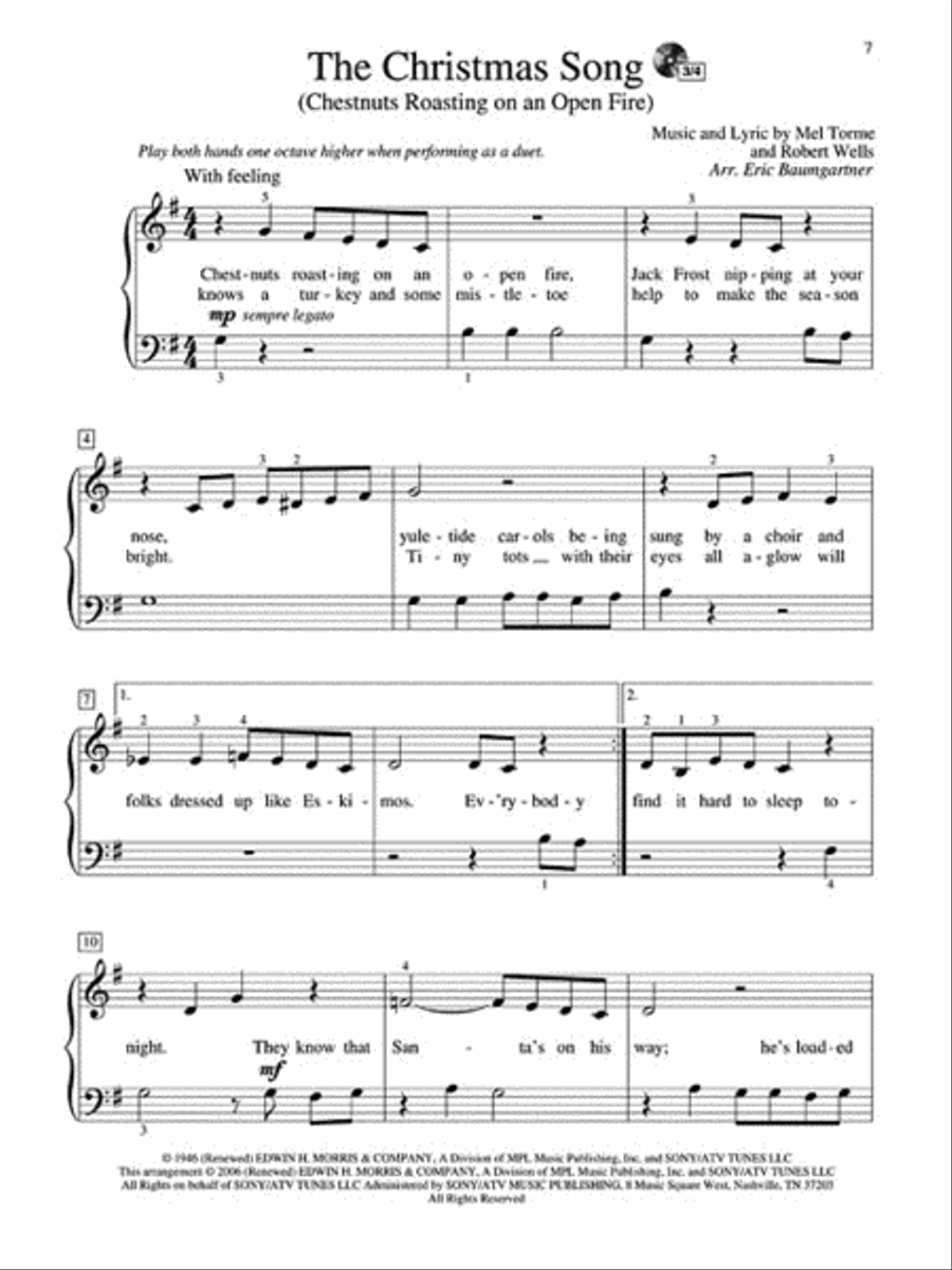 Teaching Little Fingers to Play More Christmas Favorites – Book Only Piano Method scores gallery preview page 6