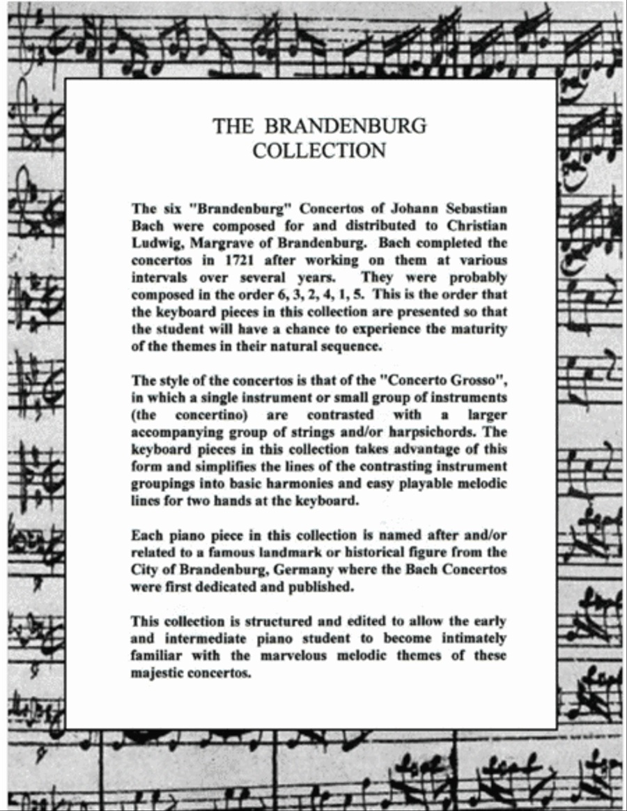The Brandenburg Piano Solo Collection - 5. Holy Trinity on the Havel Piano Method scores gallery preview page 2