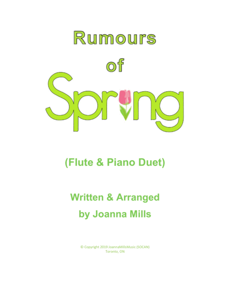 Rumours of Spring (Flute & Piano Duet) image number null