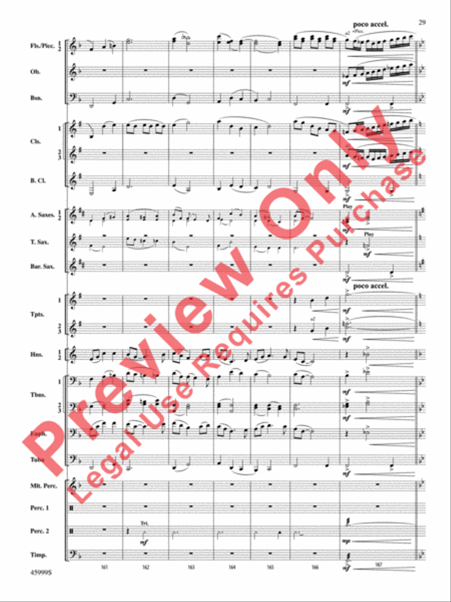 The Blue Ridge Concert Band scores gallery preview page 30