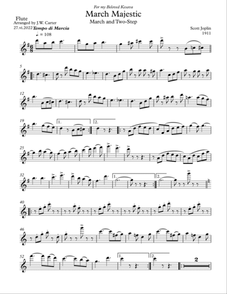 March Majestic (1911) March Majestic (1911) Woodwind Trio scores gallery preview page 5