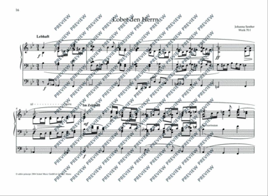 10 Choral Preludes 10 Choral Preludes Organ scores gallery preview page 19