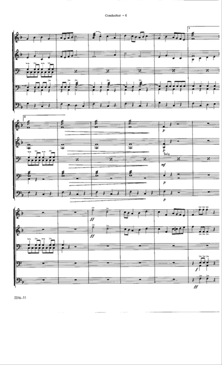 Marcha-Cumbia Percussion Ensemble scores gallery preview page 7