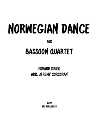 Book cover for Norwegian Dance for Bassoon Quartet