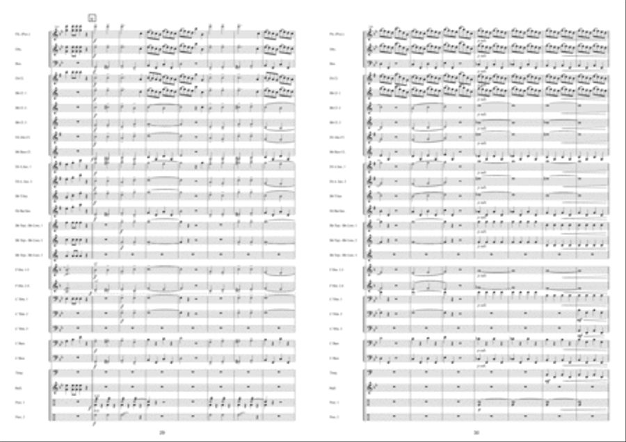 Marche Militaire Française Brass Band scores gallery preview page 16