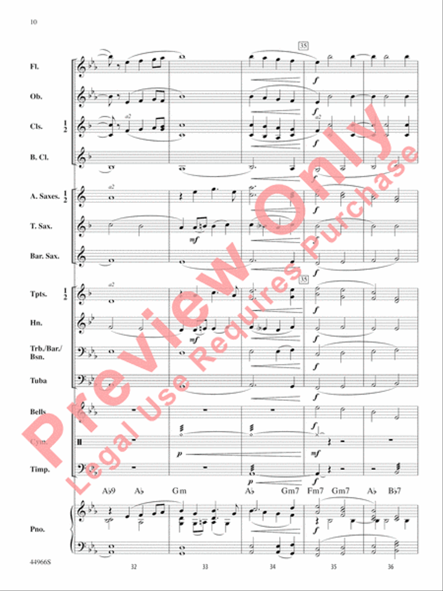 Sonatina Sonatina Concert Band scores gallery preview page 11