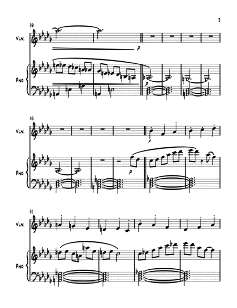 The Voyage of Will Steed no. 2 Violin Solo scores gallery preview page 3
