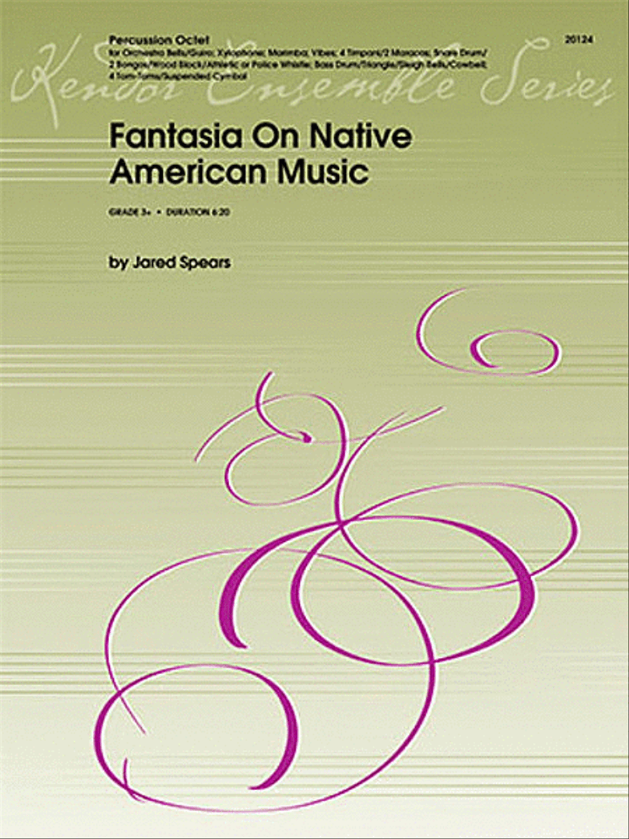 Fantasia On Native American Music Percussion Ensemble scores gallery preview page 1
