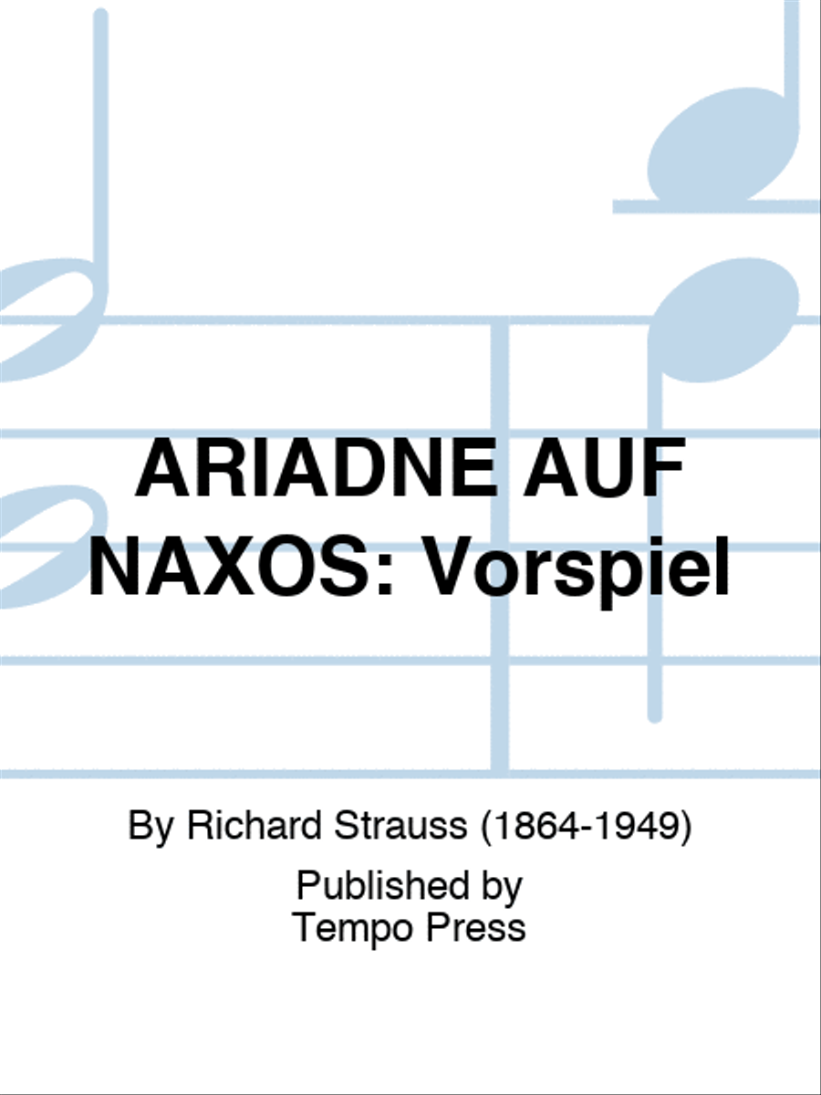 ARIADNE AUF NAXOS: Vorspiel