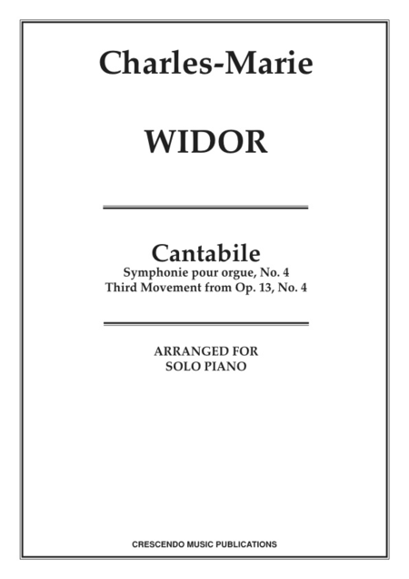 Cantabile, Op. 13/4
