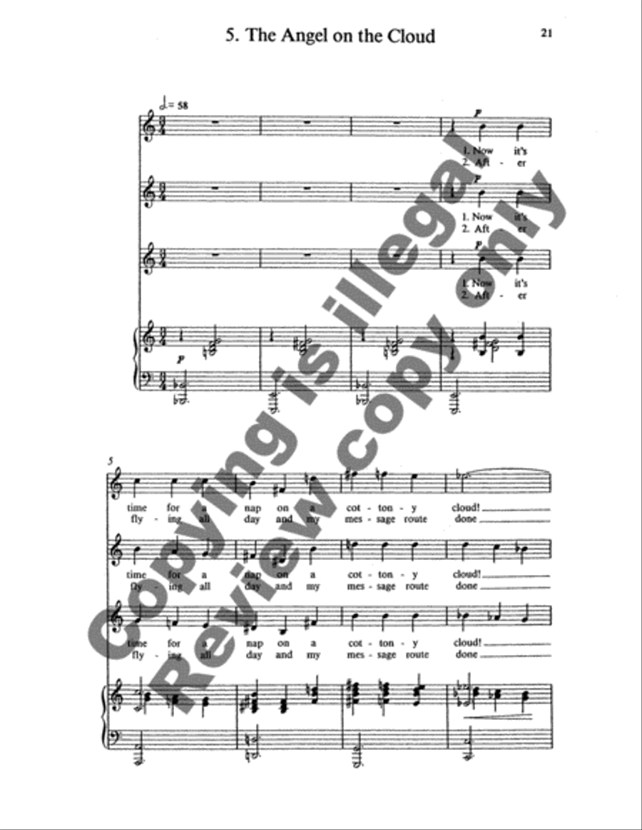 Angels Are Everywhere Angels Are Everywhere SSA scores gallery preview page 7