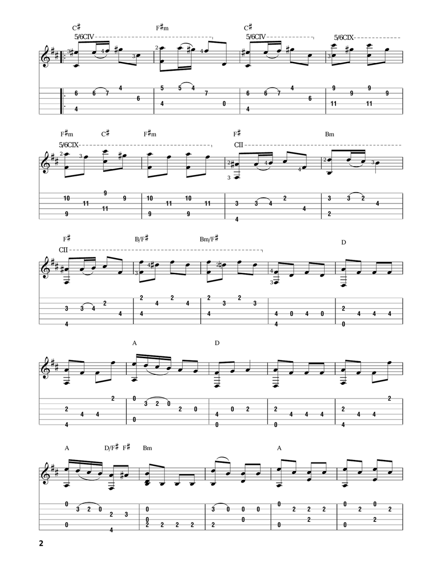 Turkish March Turkish March Acoustic Guitar scores gallery preview page 2