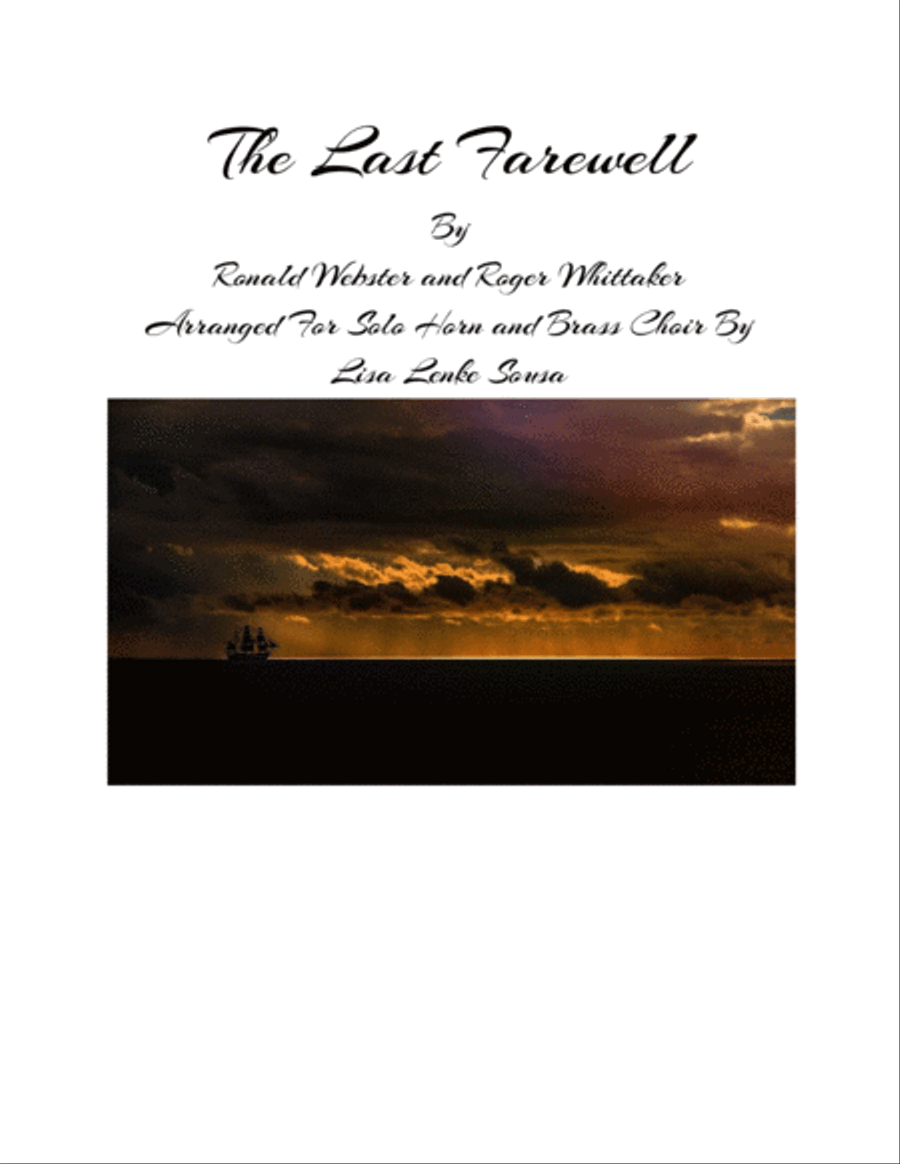 The Last Farewell Brass Ensemble scores gallery preview page 1