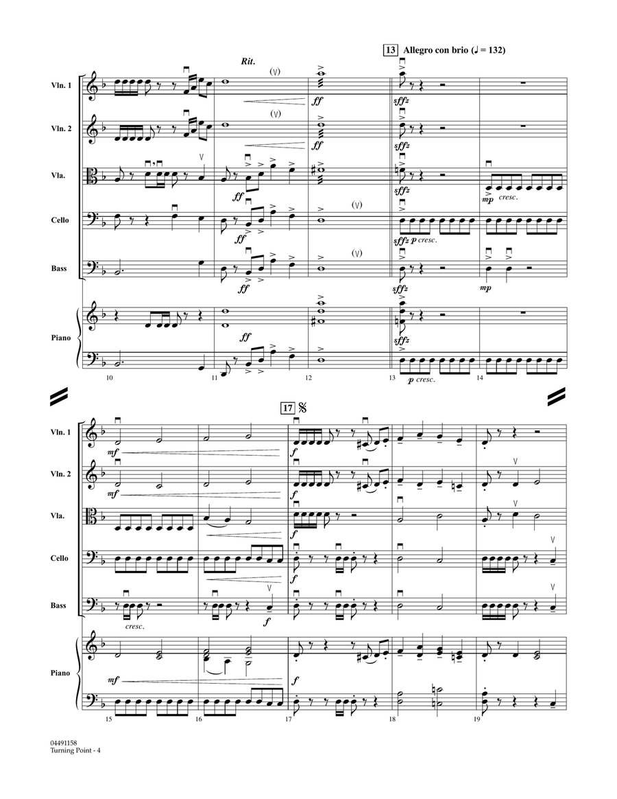Turning Point - Full Score Orchestra scores gallery preview page 3