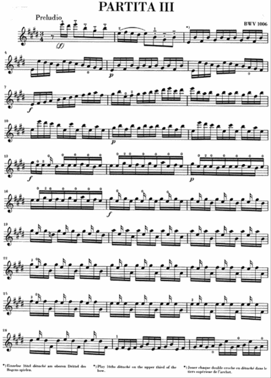 Sonatas and Partitas BWV 1001-1006 Violin Solo scores gallery preview page 5